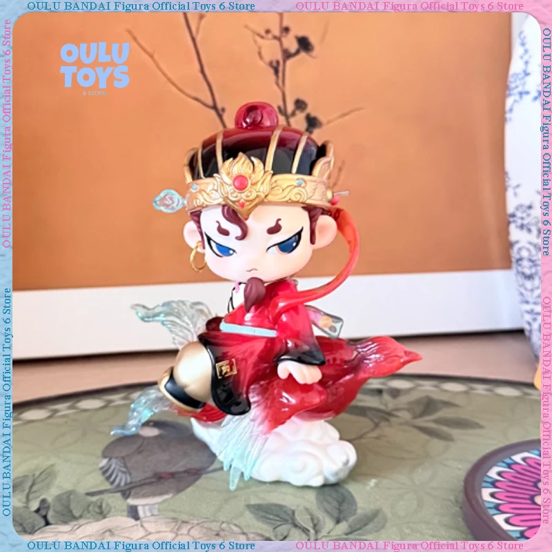 

В наличии: Коллекционная фигурка-сюрприз Qingyifang «Боги удачи» в китайском стиле, модная коллекционная серия, настольное украшение на удачу, Фэн-шуй G