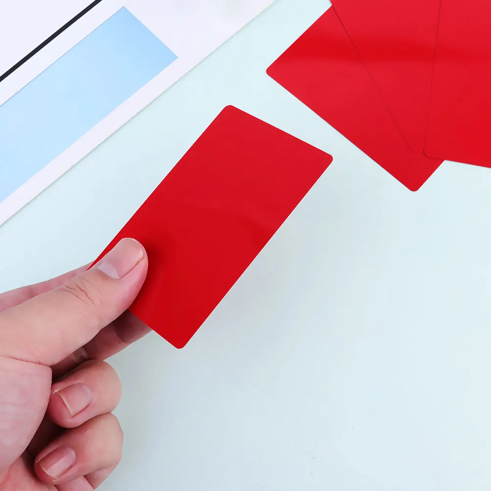 100 stuks aluminium blanco visitekaartjes metalen doe-het-zelf-platen anti-buig corrosiebestendig naamplaatjes aluminium visitekaartjes