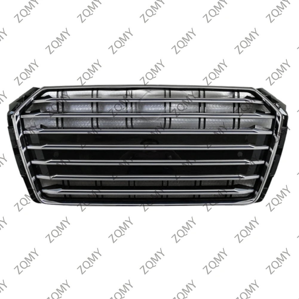 

With/Logo For Audi A4/A4L 2017 2018 2019 Car Front Bumper Grille Centre Panel Styling Upper Grill (Modify S4 style)