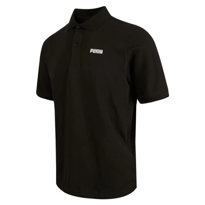 

Puma Men's - ESS Small Logo Pique Polo - Black Short T-shirt 69064401