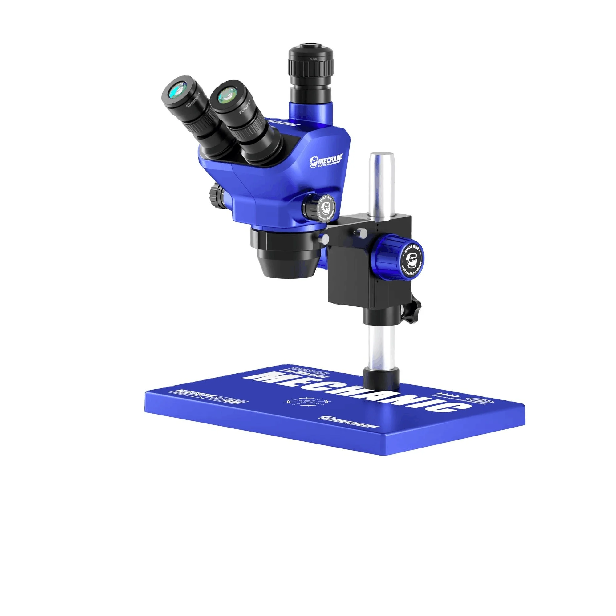 MECHANIC D80T-B5 Trinocular Stereo Microscope 8-80X Continuous Zoom for Mobile Phone Motherboard Repair Tool