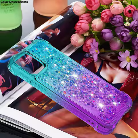 Glitter Liquid Quicksand Phone Case For Samsung Galaxy S24 FE S23 Plus S22 S21 S20 S10E S10 S9 Note 10 Note20 Ultra Cover s25