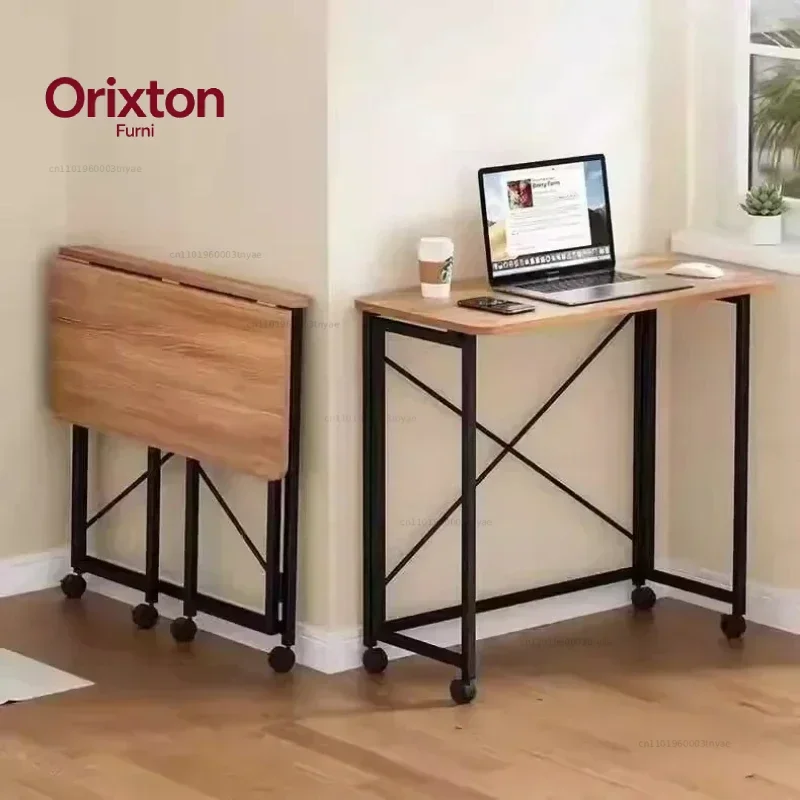 Home Foldable Table Small Portable Version No Installation Table Foldable and Movable Rectangular  Saving Version