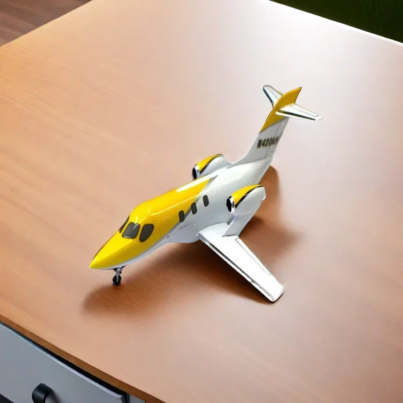 2024 New Diecast HONDAJET Plane Model Toy 1/144 Scale JET Business Jet Small Private Airliner Airplane Model Toy for Collections