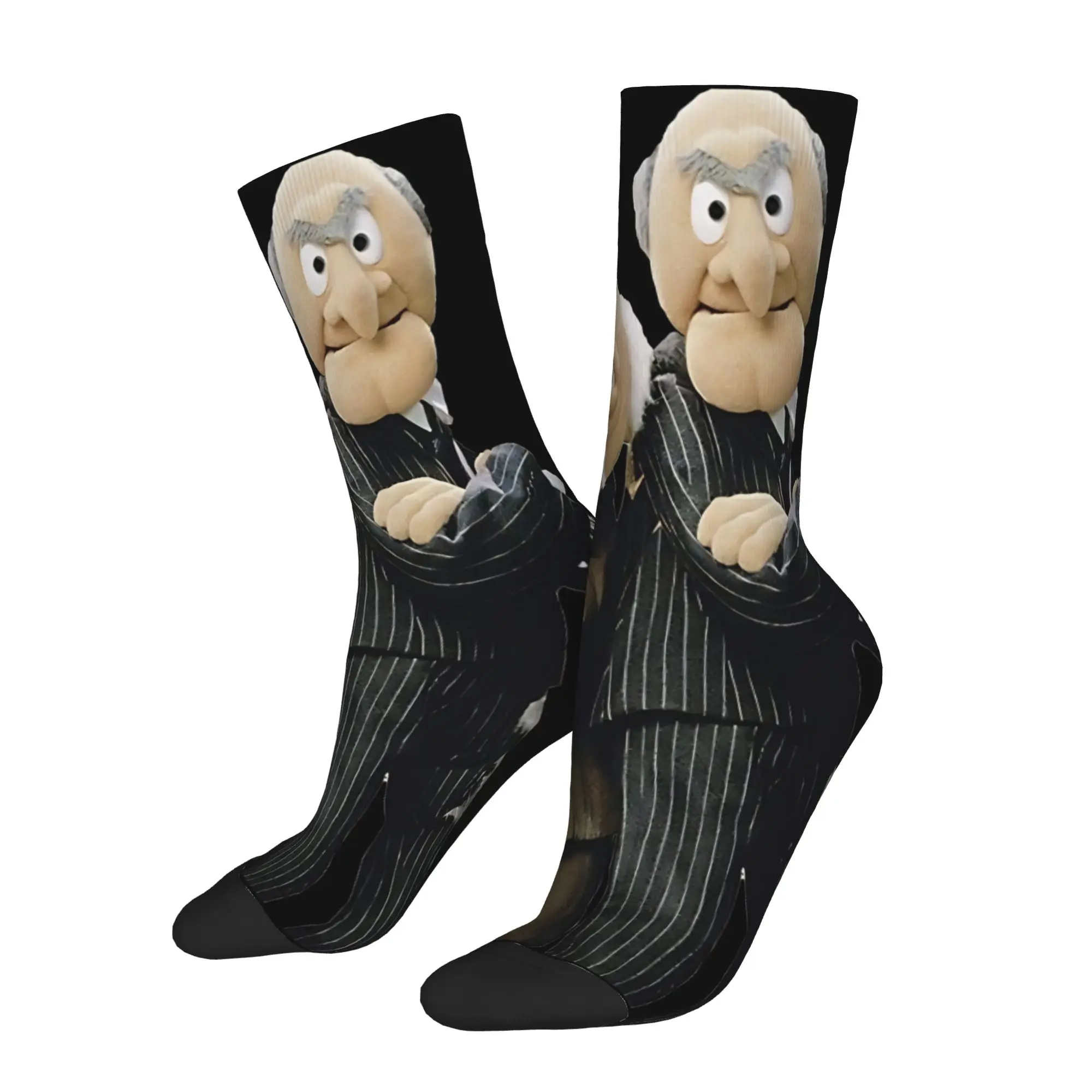 Statler and Waldorf  Theme Design Socks Accessories for Men Cozy Crew Socks