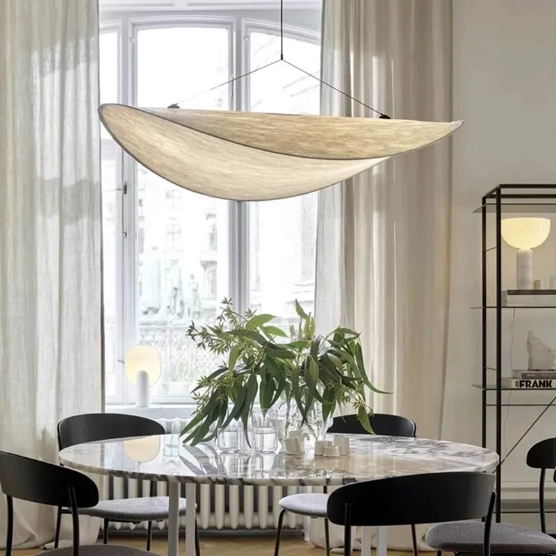 الدنماركية مصمم اليابانية وابي الرياح رقائق البطاطس الحرير غرفة الطعام الثريا الشمال الفن B & B غرفة المعيشة غرفة نوم الخفيفة #3