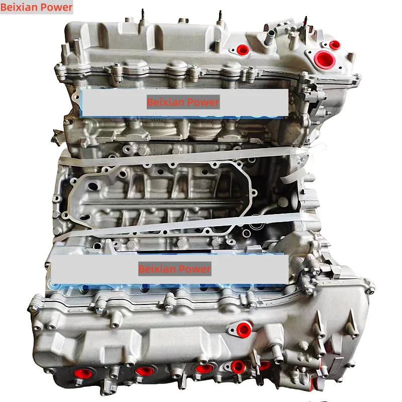 Top Quality V8 3UR Engine Assembly For Toyota Land Cruiser Sequoia Tundra Auto Engine 3Ur-Fe Long Block