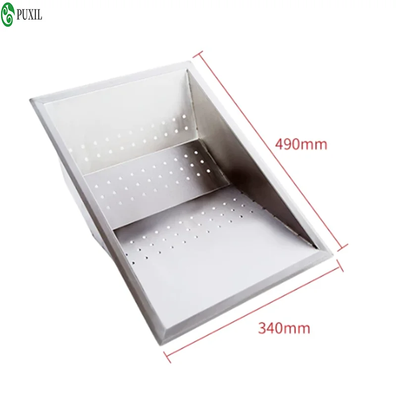 French Fry Workstation Counter French Fry Trough Box Oil Filter, Oil Filter Machine