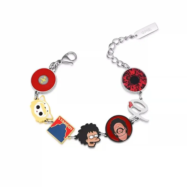 2025The Weeknd Music Album Hip-Hop Trendy High-end Versatile Bracelet for Men and Women