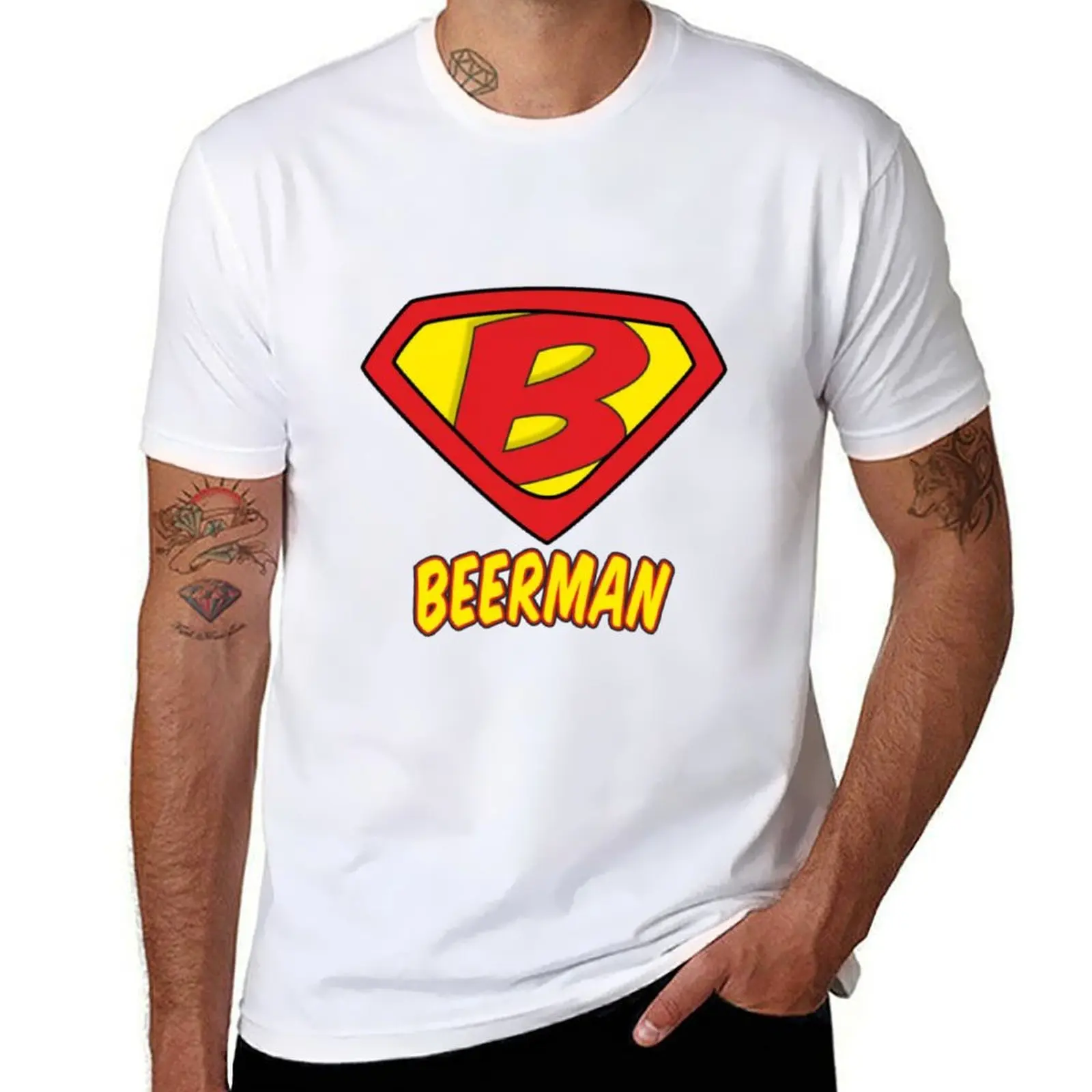 Beerman T-Shirt funny t shirts dark humor funny t shirts cotton cotton t shirts man 100%