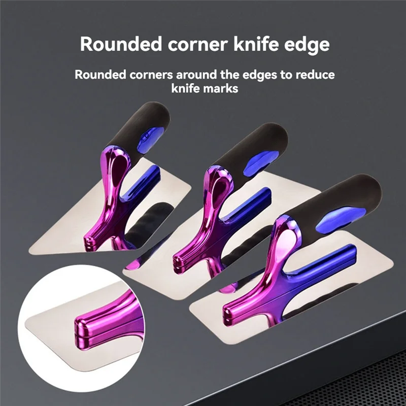 

BYBS-0.5Mm Stainless Steel Paint Scraper And Cement Trowel For Professional Bricklaying Construction Tool A