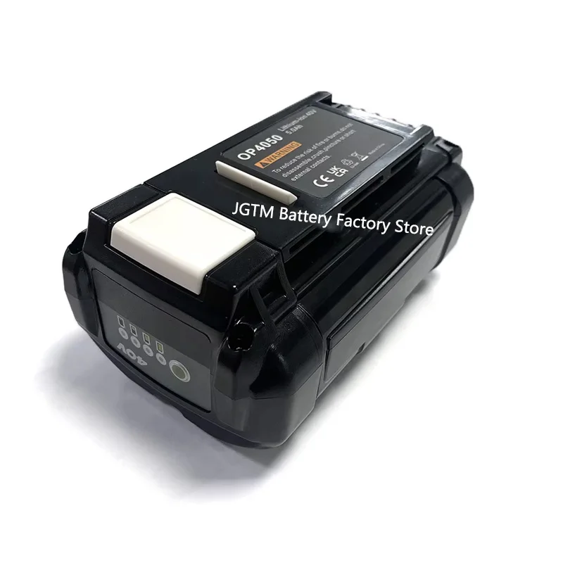 JGTM 40 Volt Op4050 Lithium-ion Battery Replacement For Ryobis Battery Op4040 Op4026 Op4030 Op4060a Cordless Power Tools Battery