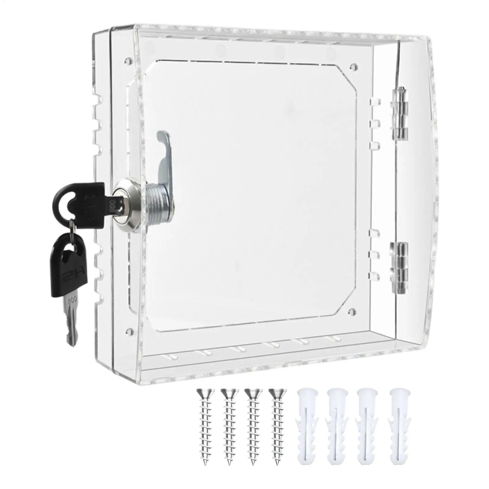 Thermostat-Schutzkastenabdeckung, Thermostat-Abdeckungen für die Wand mit Schloss, wandmontierter Schlosskasten für Thermostat an der Wand, AC-Schlosskastenabdeckung