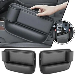 1PCS Storage Box Multifunction Car Seat Gap Filler Leak-proof Storage Bag Cup Holder PU Leather Seat Slot Organizer Box ﻿