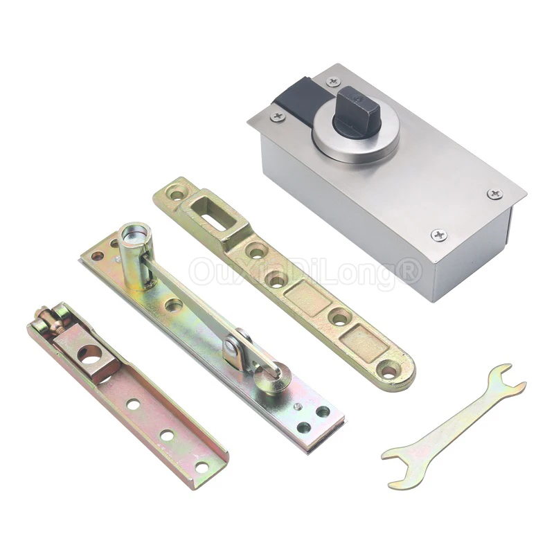 

2Sets Door Pivot Hinges Heavy Duty Hinges 360 Degree Shaft Pivot Hinge System Install Up&Down Bearing 400KG/Set FG1241