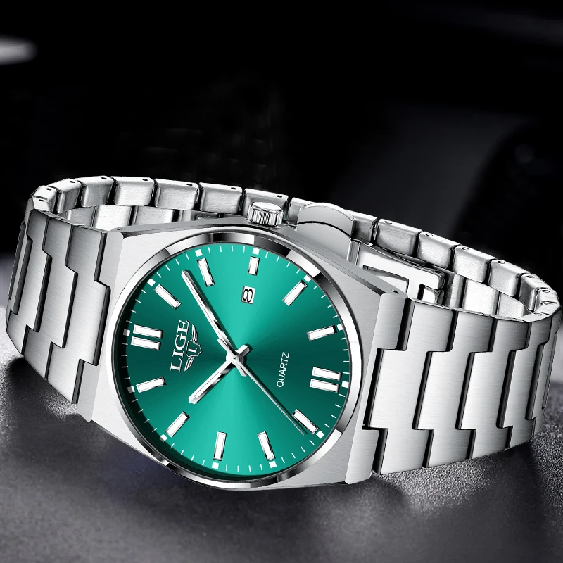 LIGE модные мужские часы для спорта на открытом воздухе водонепроницаемые часы мужские лучший бренд класса люкс светящиеся кварцевые наручные часы для мужчин Reloj Hombre