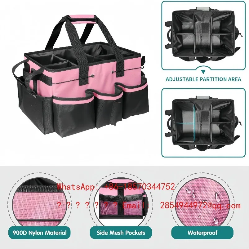 Cleaning Kit Multifunctional Home Storage Box Portable Car Wash Beauty Kit Storage