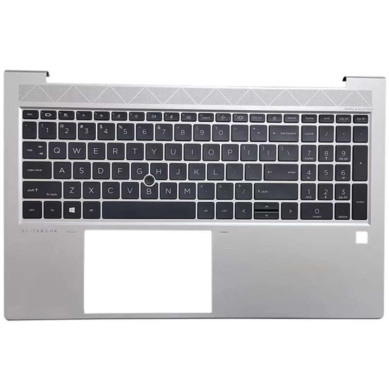 

Original New Laptop Case For HP EliteBook 750 755 850 855 G7 G8 Palmrest Upper Case C Cover Shell With US Backlit Keyboard