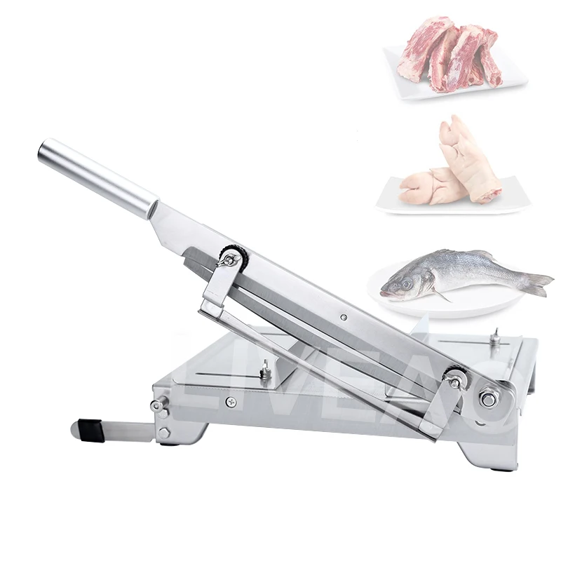 Slicer Commercial Manual Bone Cutting Machine Dual Blades Home Chickens Duck Fish Medicinal Herbs Hay Cutter