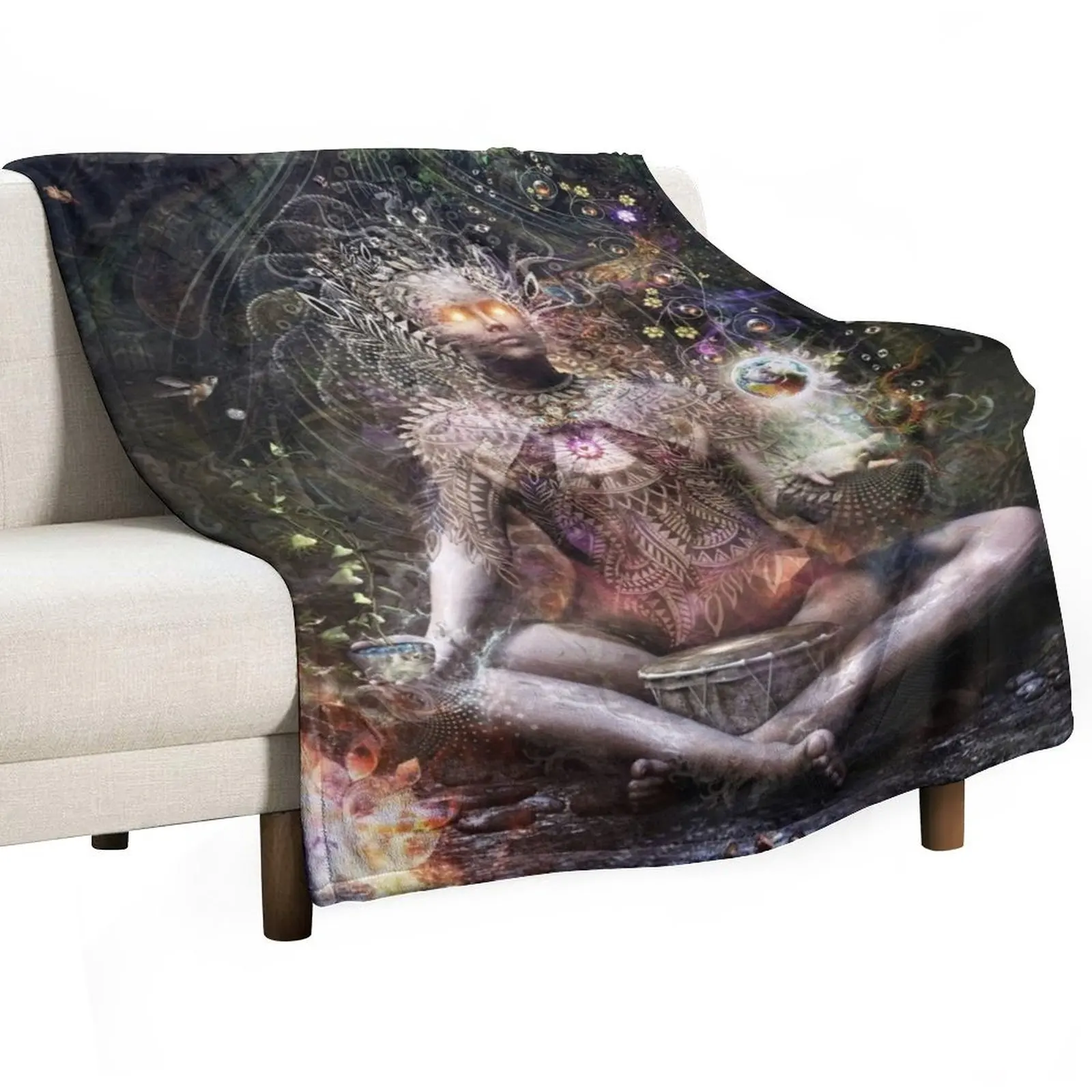 

Sacrament For The Sacred Dreamers Throw Blanket christmas decoration Bed covers Flannel Hair Blankets
