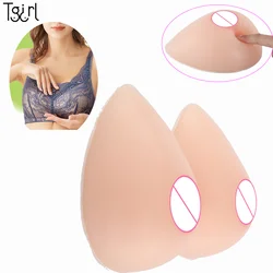 Tgirl Sticky Boobs Upgrade Water Drop Silicone Prosthetic Post-operative Breast Pads  Crossdresser Transgender Fake Boobs