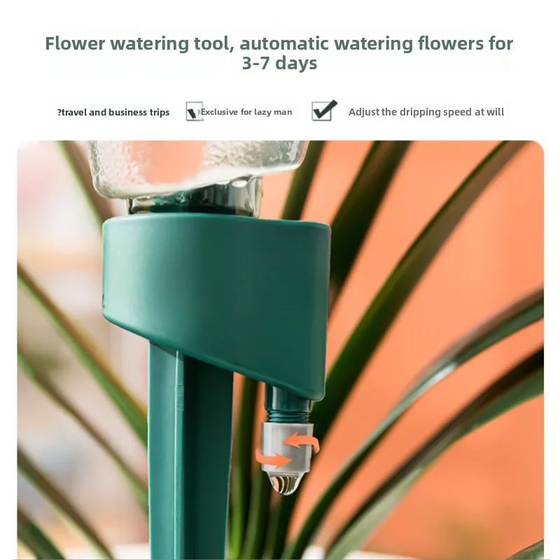 Dispositivo de riego automático de viaje para riego de flores perezosas, planta en maceta para el hogar, riego por goteo, dispositivo de infiltración de agua para plantas verdes