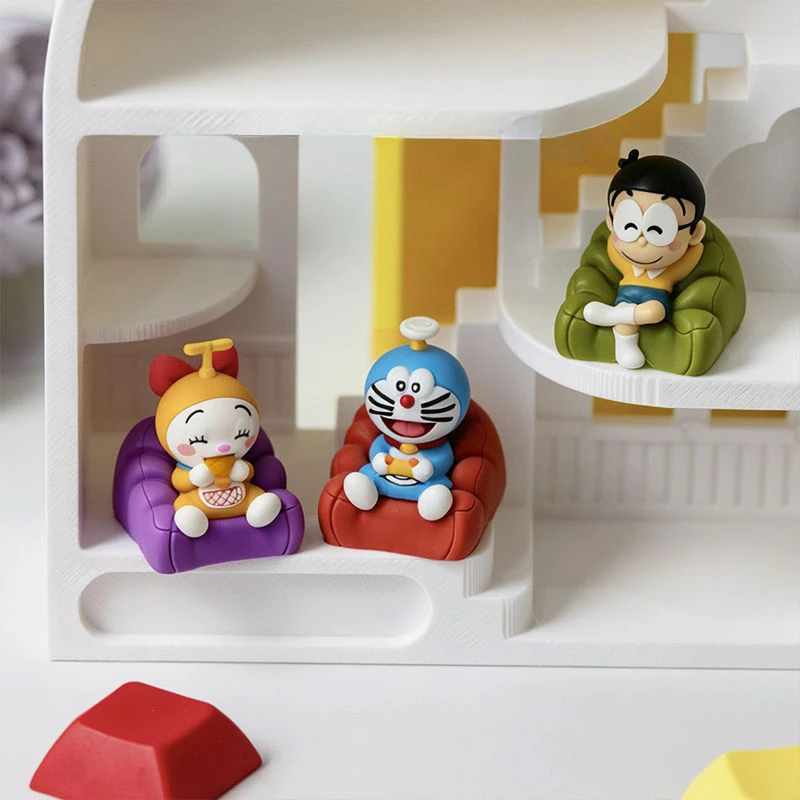 Doraemon Nobita 3D Kunstharz ESC-Tastenkappe, niedliche Anime-Tastenkappe, mechanische Tastatur, DIY-Ersatzzubehör, Geschenk für Fans – Detail 9