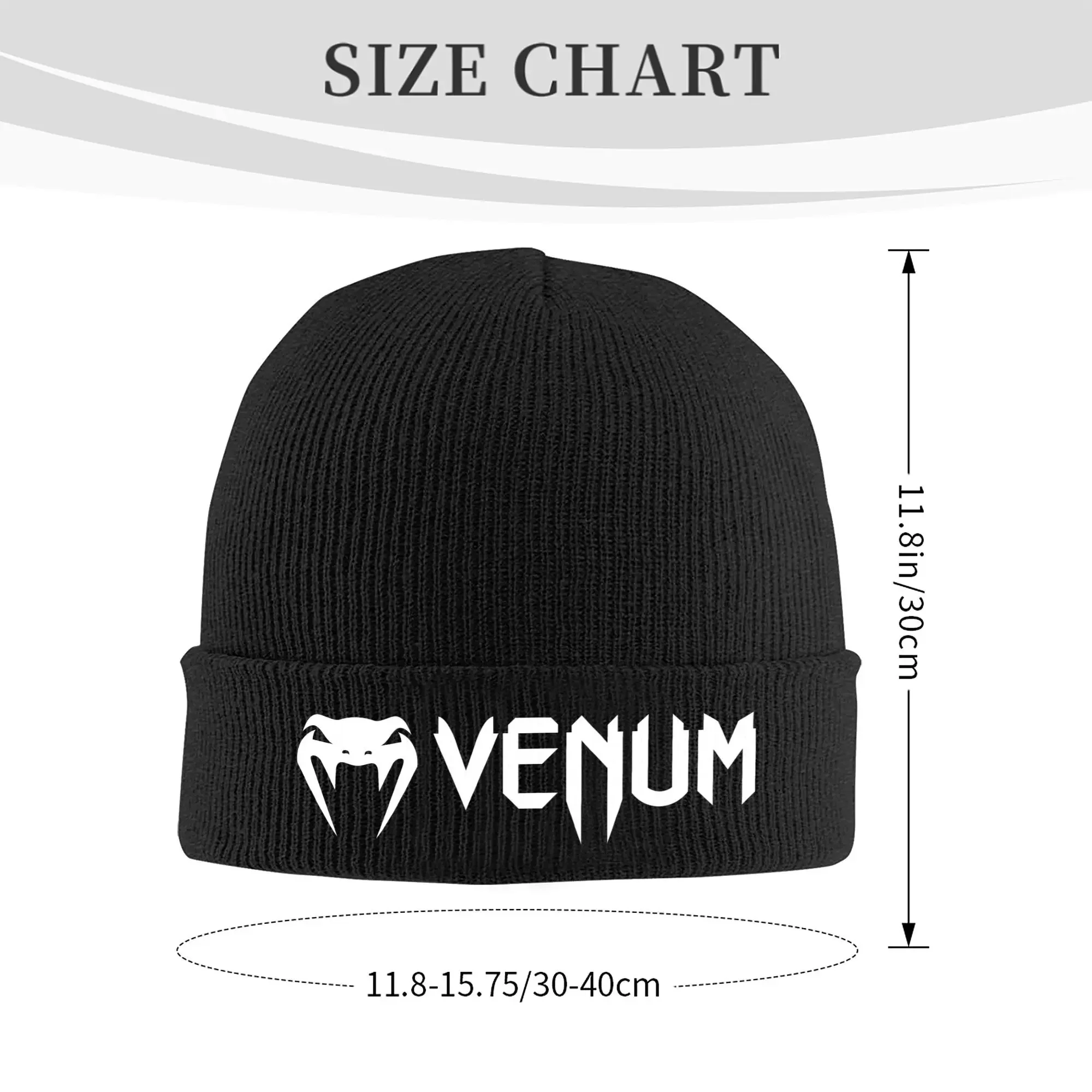 Custom V-Venumes Fitness Skullies Beanies Caps Hip Hop Winter Warm Men Women Knit Hat Adult Unisex Boxing Bonnet Hat