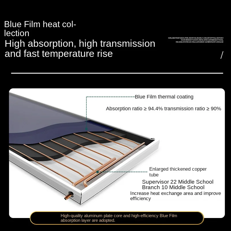 Solar Water Heater Flat Plate Pressure-Bearing Type