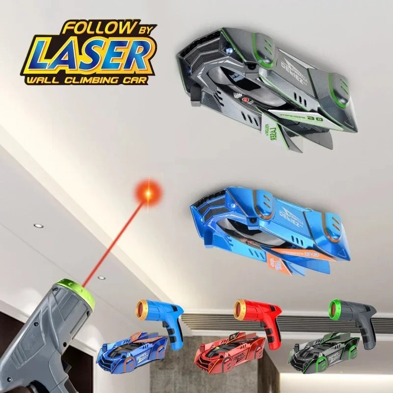 

Радиоуправляемый автомобиль, трюк, инфракрасное лазерное отслеживание, стена, потолок, скалолазание, вращающийся на 360° пульт дистанционного управления, дрейф, электрические антигравитационные детские игрушки