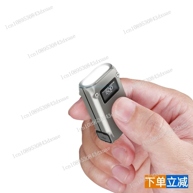 NITECORE TINI2 Ti SS Мини-перезаряжаемый брелок Титановый небольшой фонарик