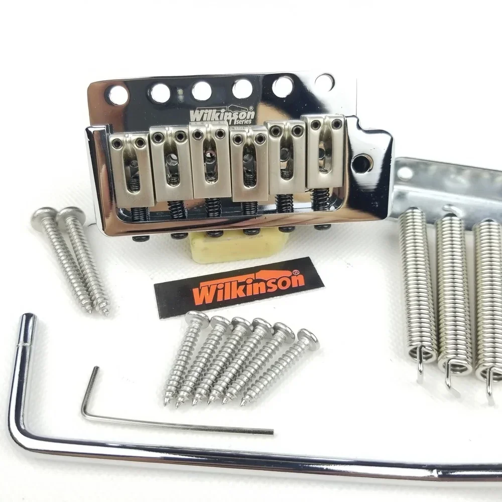 Wilkinson Chrome silver ST Electric Guitar Tremolo System Bridge WOV09