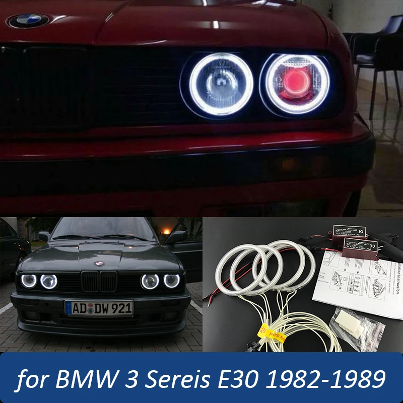 

for BMW 3 Series E30 316i 318i 318is 320i 323i 325i 325is 325ix 324d 324td Excellent CCFL Angel Eyes halo rings daytime light