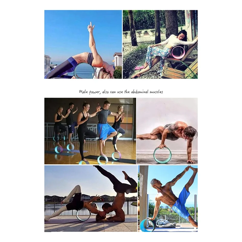 2525+ колесо для йоги, вспомог – обзор и цена Yoga Fitness Wheel