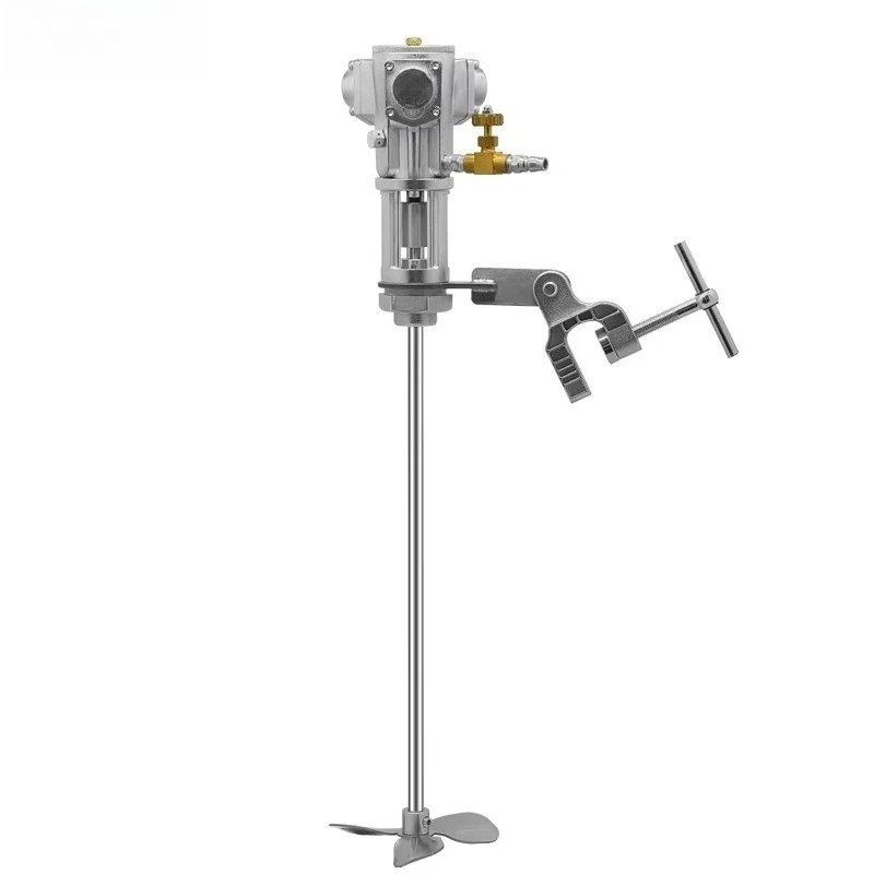 

Pneumatic Clamp Mixer Small IBC Tank Agitator Disperser for Paint Ink Glue Liquid Coatings High Efficient Stable Durable Lite