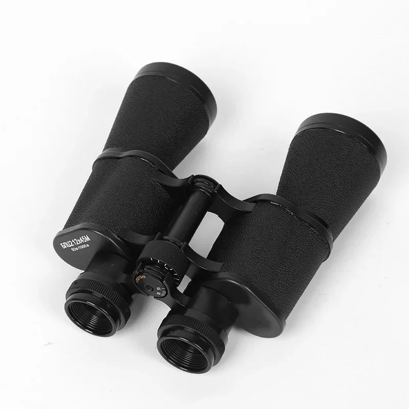 Metal Mirror 12X45 High Power Image Stabilization Telescope Russian Sulfide Leather Outdoor Travel Binoculars Night Vision