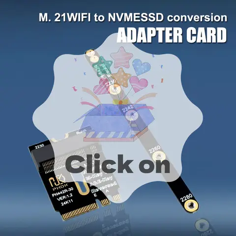 M.2 A+E To NVME SSD Adapter M2 WIFI Interface A/E Key To M Key PCIE 4.0 Riser Card With Bracket For 2230 2242 2260 2280 NVME SSD