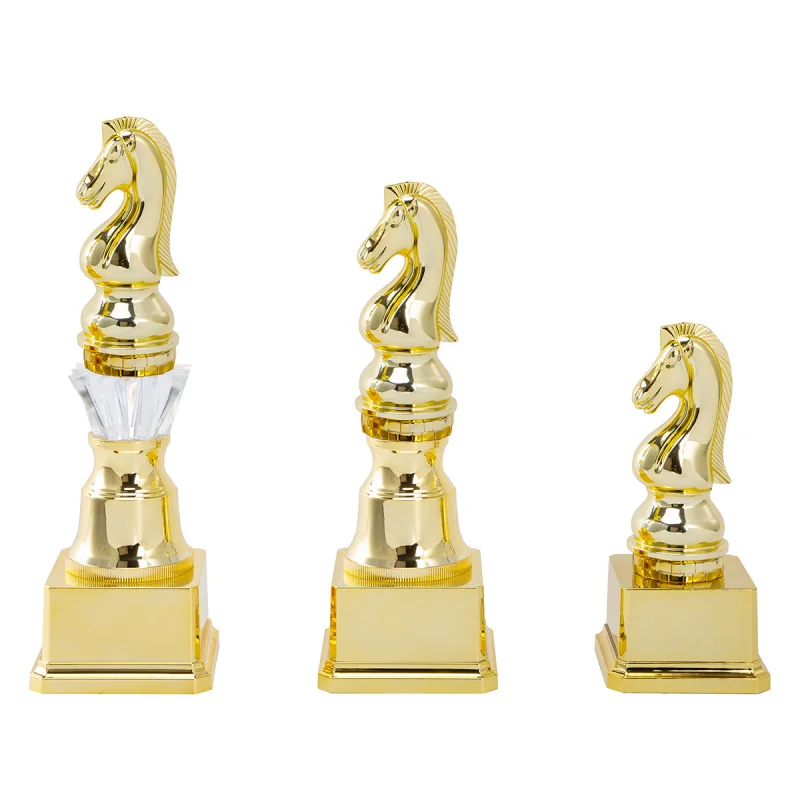 

Customized chess trophy for children's chess competition award presentation and commemorative item ordering