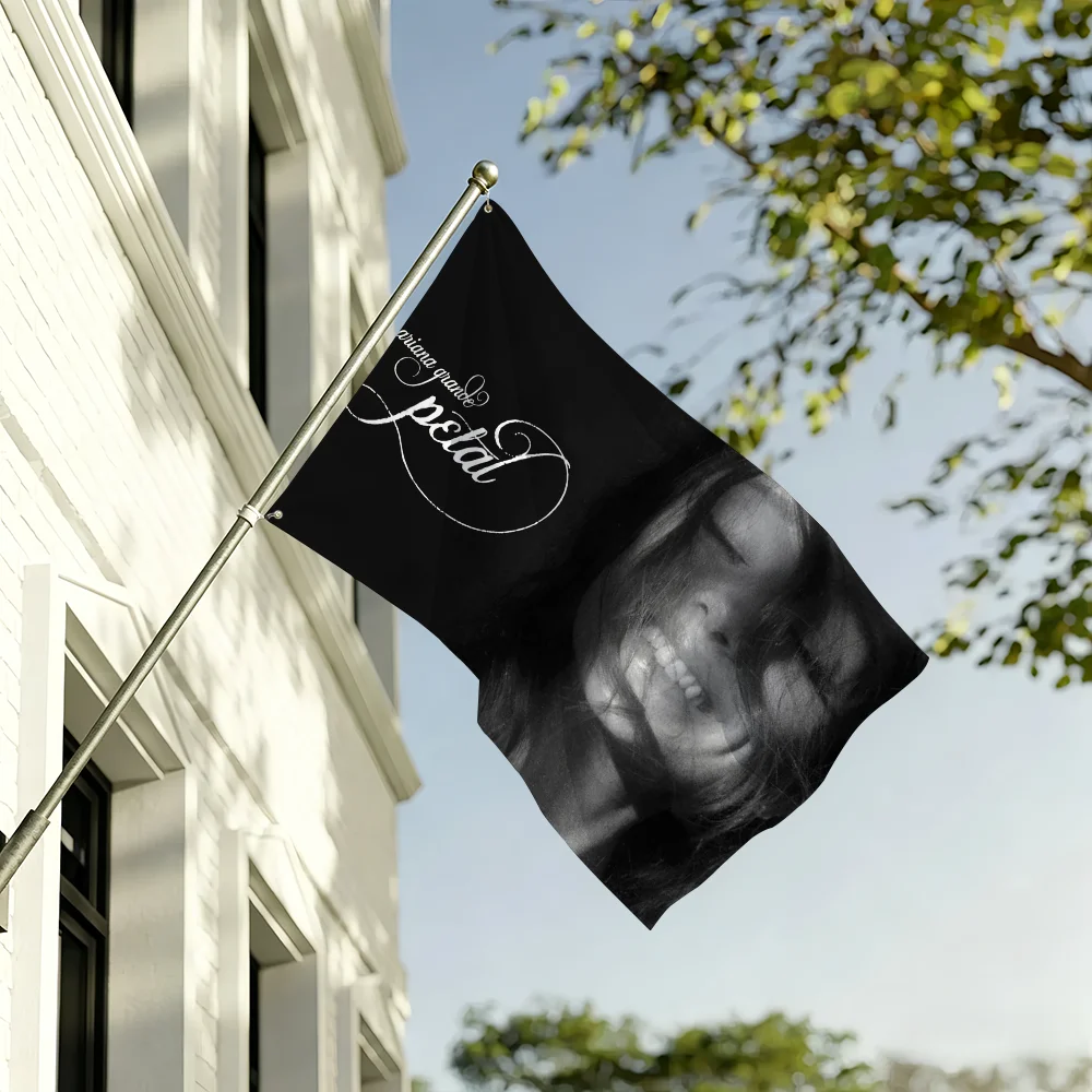 Singer A-Ariana G-Grande Petal Music 2026 flag For Living Room Home Dorm Decor Wall Outdoor Camping Party Banner Gifts