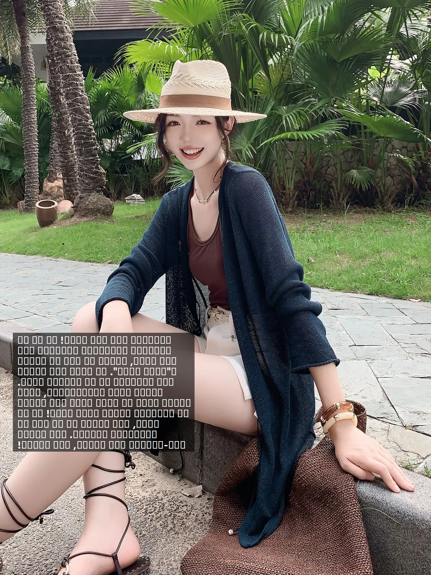 

Blue Mountain V-ne Knitted Open Cardigan with Bead Tassel Polyester Fiber Long Sve Loose Fit Casual Sle Women's Knitte...