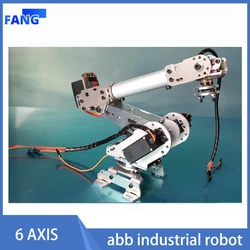 6-axis Robotic Arm Abb Industrial Robot Arm Model Multi-Dof Manipulator Claw Gripper with 6pcs MG996R for Arduino DIY Project