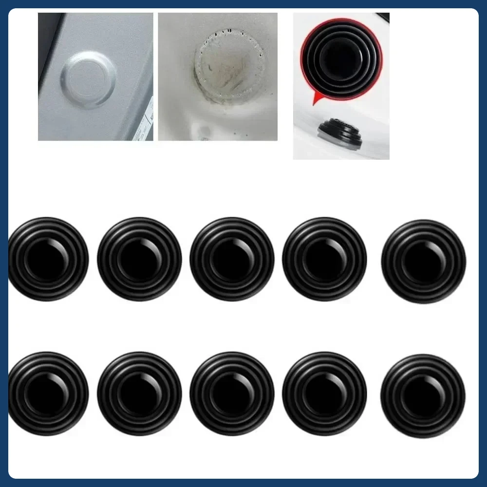 4/1020/PCS Car Door Anti-shock Silicone Pad Universal Anti-Noise Buffer Gasket Anti-collision Door Sticker Soundproof Crash Pad