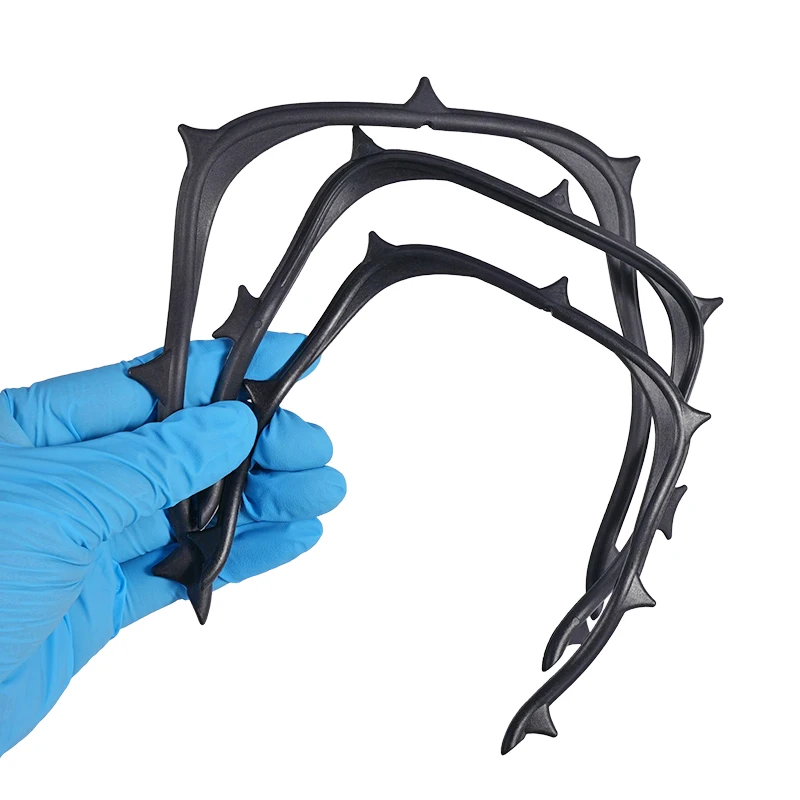 3pcs Carbon Fiber Dental Frame Rubber Dam Sheets Holder Foldable Frame Rubber Barrier Bracket Support High Elasticity