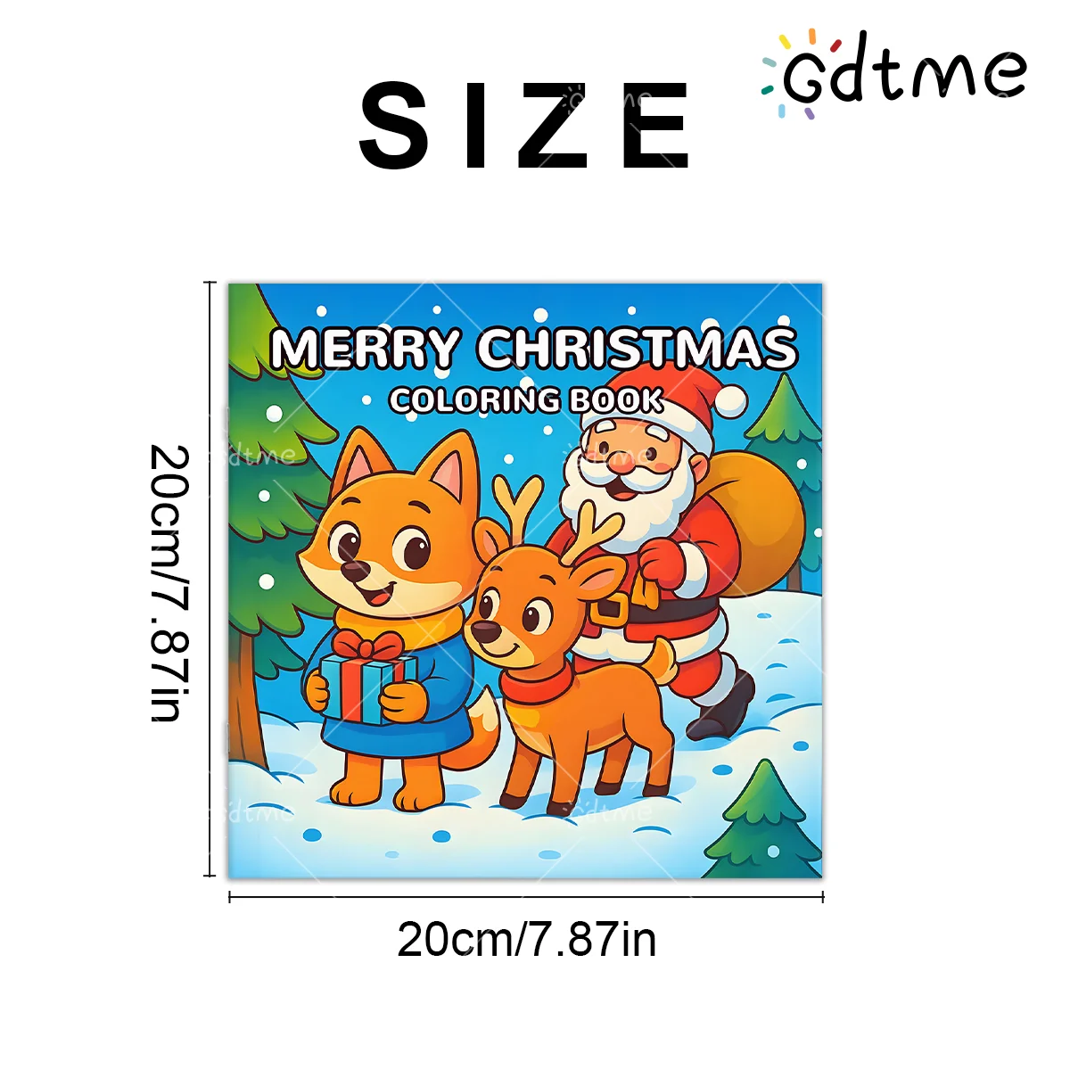 كتاب تلوين عيد الميلاد المجيد - ورق سميك للبالغين والمراهقين - كتاب رسم إبداعي لطيف لتخفيف التوتر فكرة هدية يمكنك صنعها بنفسك #3
