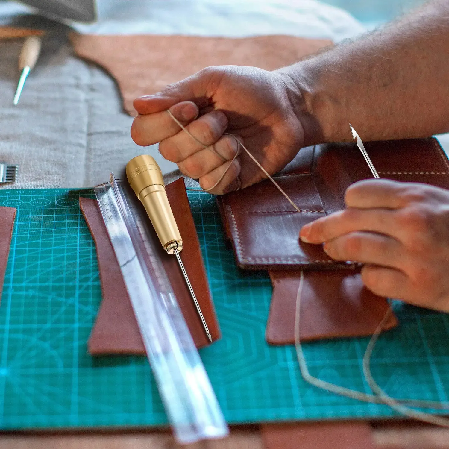 Copper Handle Leath…