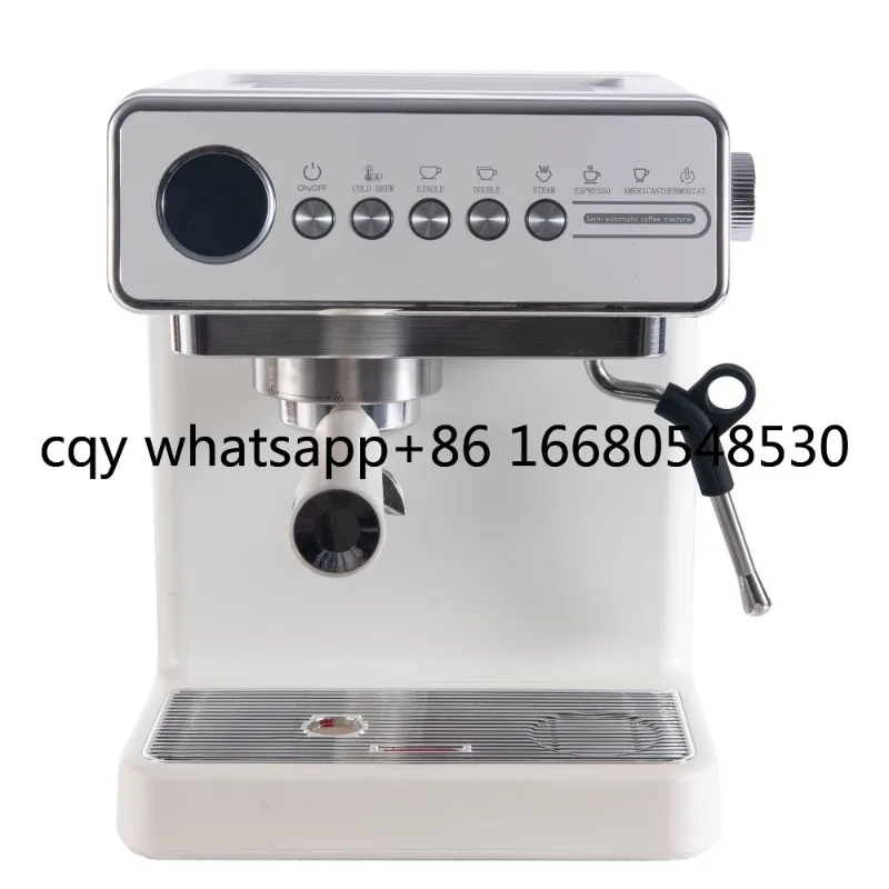 Italian Coffee Machine with 15Bar Pressure and Plastic Construction
