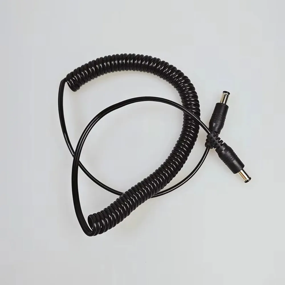 1/1.5M Nail Sander Replacement Spring Wire Double Headed DC Port Handle Connection Cable Rechargeable Universal Nail Line Cable