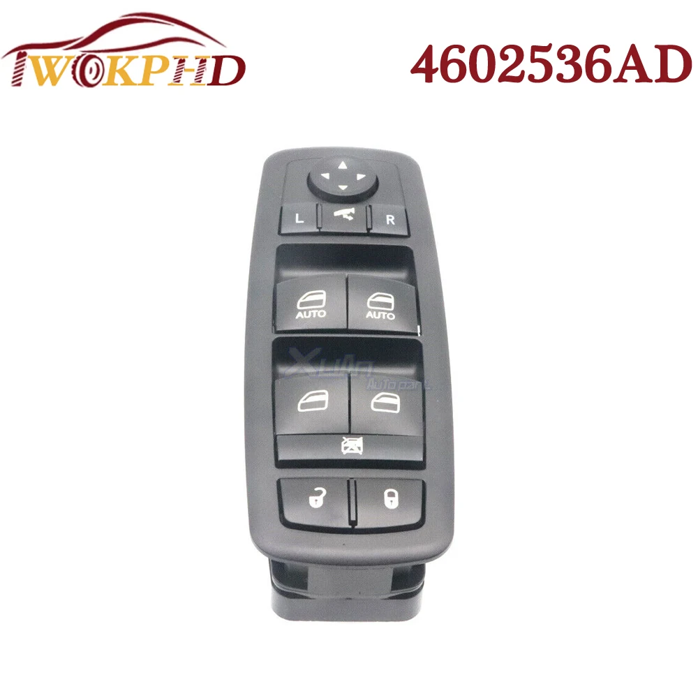 Car NEW 4602536AD 4602536AE Double Auto Lifter Master Power Window Switch For Chrysler Town Country Dodge Grand Caravan 2008-15