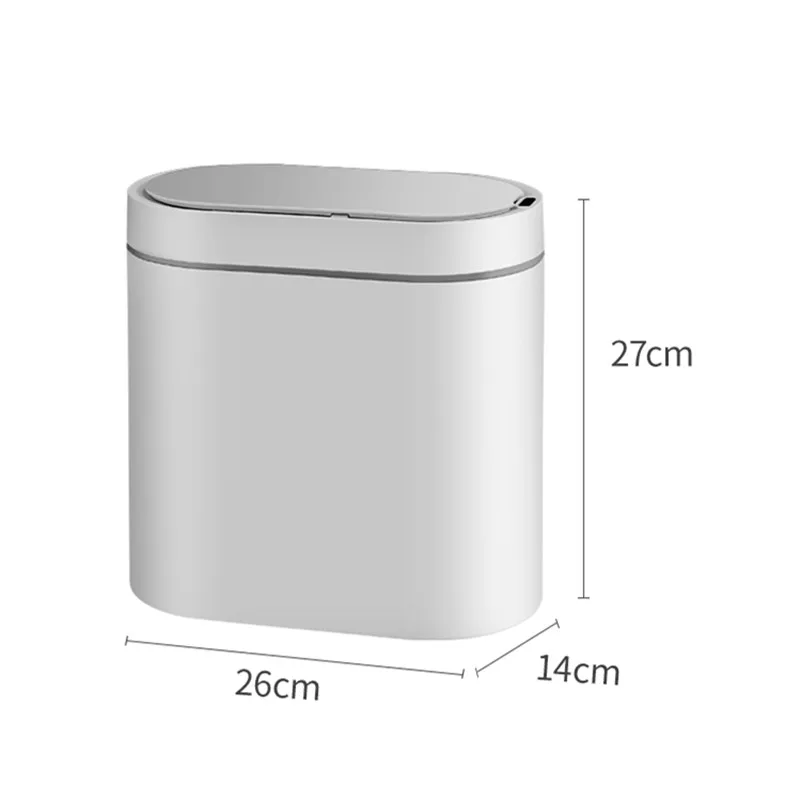 7L Automatic Sensor Trash Can Electronic Smart Household Bathroom Toilet Waterproof Narrow Dustbin Kitchen Induction Garbage Bin