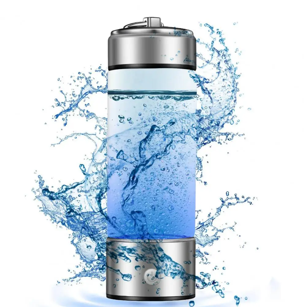 

420ML Hydrogen Water Cup Portable USB Charging Electrolysis Water Bottle Generator For Home Office Travel